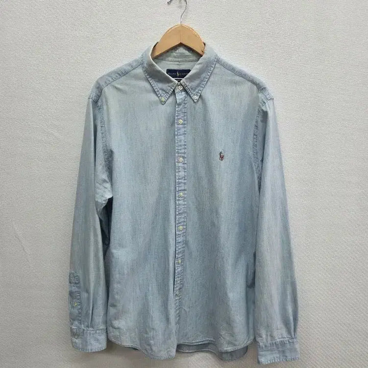 [BUNJANG] Polo Ralph Lauren Chambray Denim Shirt / 폴로 신형 샴브레이 데님 셔츠 / C-1075