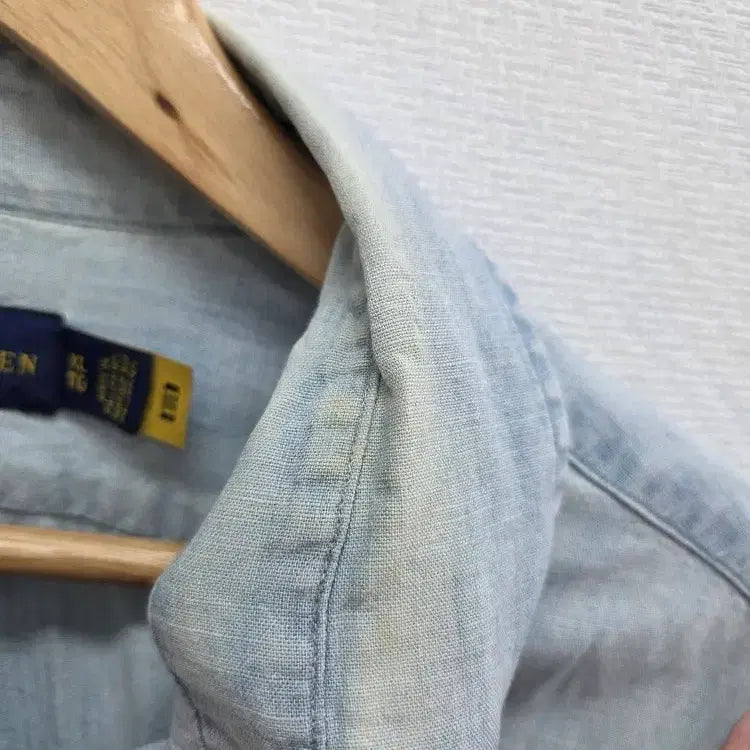 [BUNJANG] Polo Ralph Lauren Chambray Denim Shirt / 폴로 신형 샴브레이 데님 셔츠 / C-1075