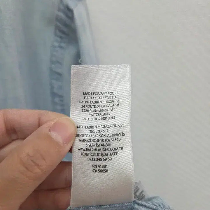 [BUNJANG] Polo Ralph Lauren Chambray Denim Shirt / 폴로 신형 샴브레이 데님 셔츠 / C-1075