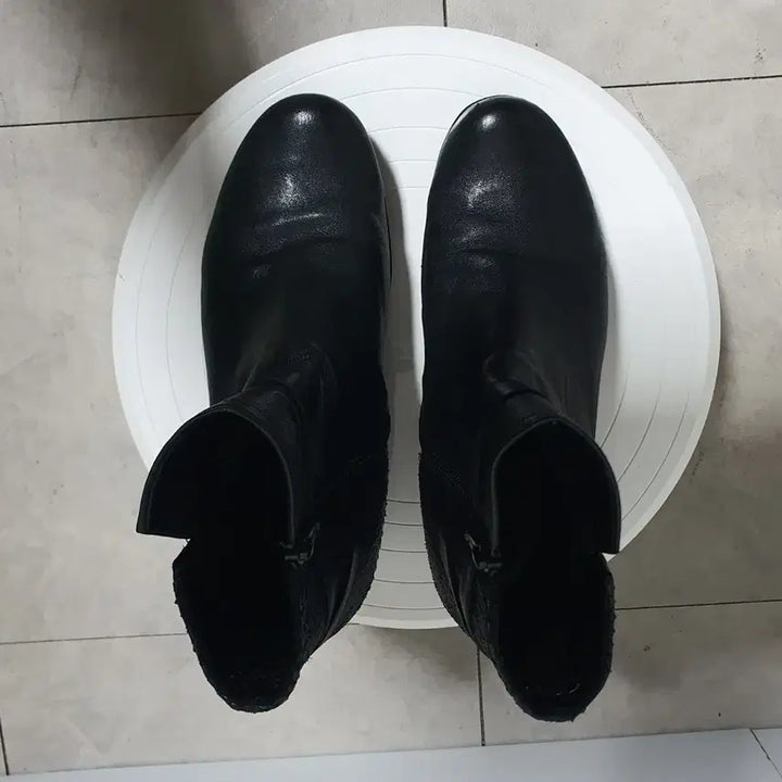 [BUNJANG] Gabor Black Leather Ankle Boots (EU 36) / 독일 가버 (Gabor) 블랙 가죽 앵클 부츠 230mm (EU36)