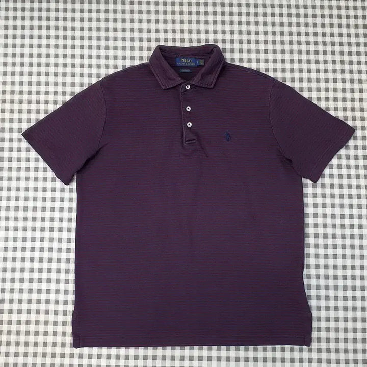 [BUNJANG] Polo Ralph Lauren Striped Polo Shirt / 폴로 랄프로렌 반소매 카라티 남자95