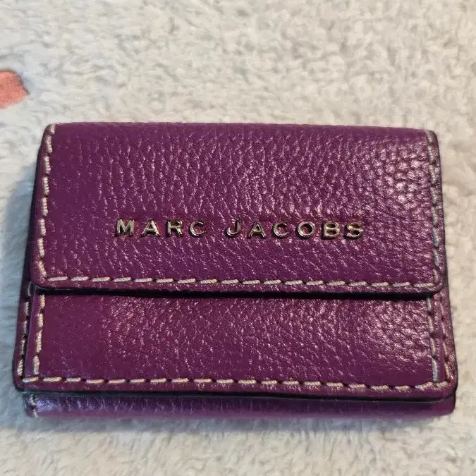 [BUNJANG] Marc Jacobs Purple Bifold Wallet Coin Purse / 마크제이콥스 퍼플 반지갑 동전지갑