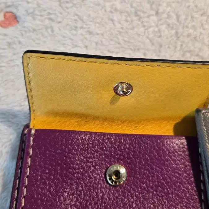 [BUNJANG] Marc Jacobs Purple Bifold Wallet Coin Purse / 마크제이콥스 퍼플 반지갑 동전지갑