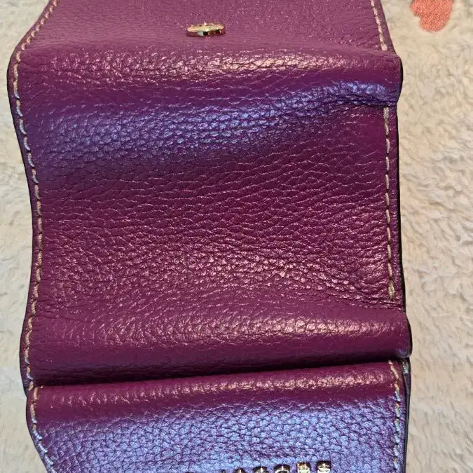 [BUNJANG] Marc Jacobs Purple Bifold Wallet Coin Purse / 마크제이콥스 퍼플 반지갑 동전지갑