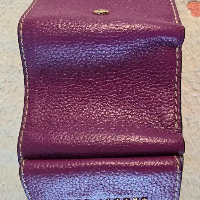 [BUNJANG] Marc Jacobs Purple Bifold Wallet Coin Purse / 마크제이콥스 퍼플 반지갑 동전지갑