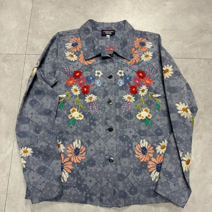 [BUNJANG] Johnny Was Embroidered Top / 85 조니와스 Johnny Was 자수