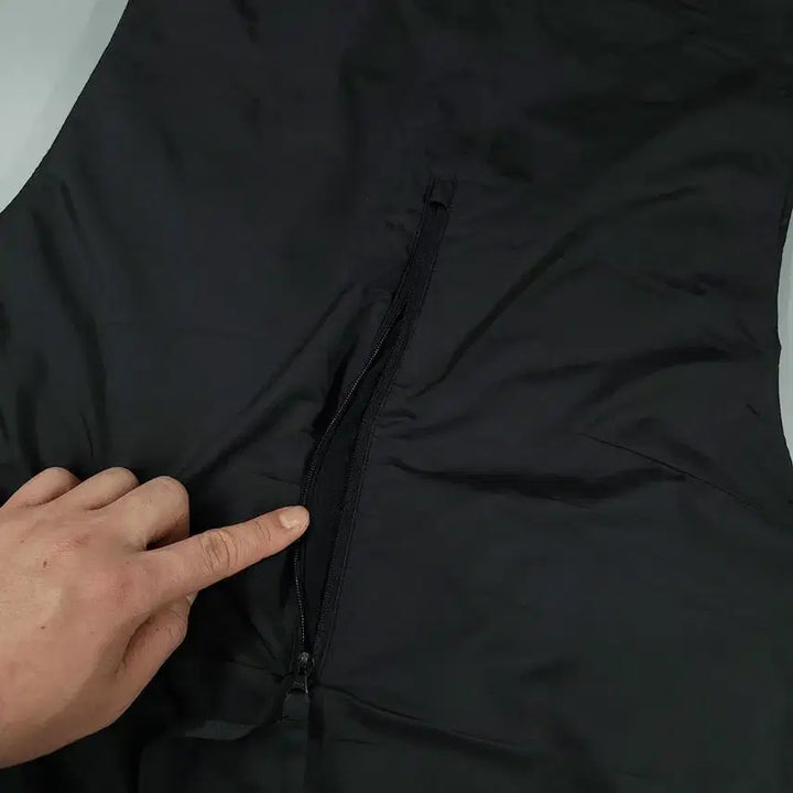 [BUNJANG] Nike ADV Black Two-Way Zipper Multi-Pocket Padded Goose Down Jacket / 나이키 러닝 ADV 블랙 투웨이지퍼 멀티포켓 패디드 구스다운 거위털 리펠