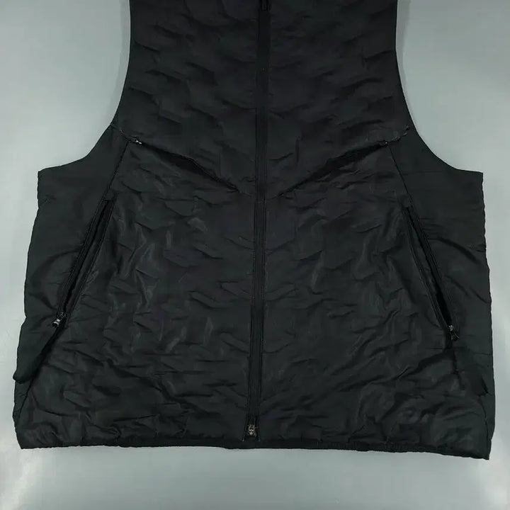 [BUNJANG] Nike ADV Black Two-Way Zipper Multi-Pocket Padded Goose Down Jacket / 나이키 러닝 ADV 블랙 투웨이지퍼 멀티포켓 패디드 구스다운 거위털 리펠