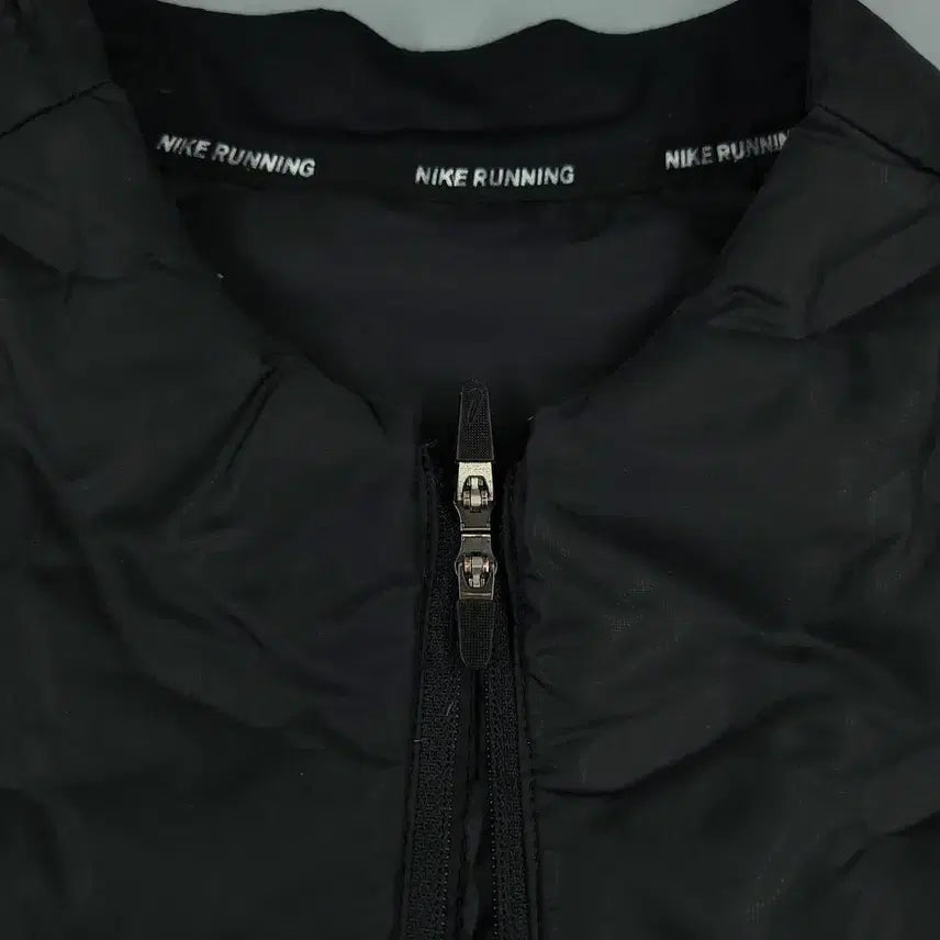 [BUNJANG] Nike ADV Black Two-Way Zipper Multi-Pocket Padded Goose Down Jacket / 나이키 러닝 ADV 블랙 투웨이지퍼 멀티포켓 패디드 구스다운 거위털 리펠