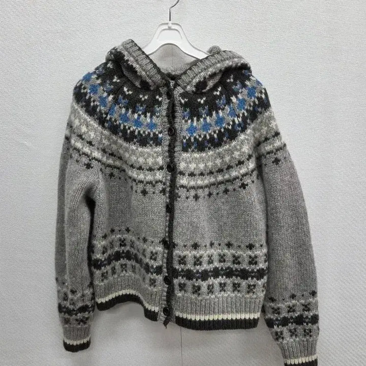 [BUNJANG] U.RAGO Nordic Jacquard Cardigan / 유라고 노르딕 자카드 가디건 / C-1082