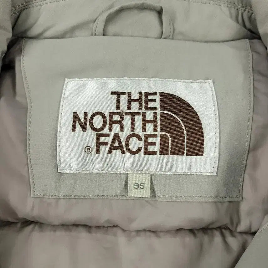 [BUNJANG] The North Face White Label Light Gray Suede Logo VX Active Jacket / 노스페이스 화이트라벨 라이트그레이 스웨이드 로고 네크비조 브이엑스 액티브