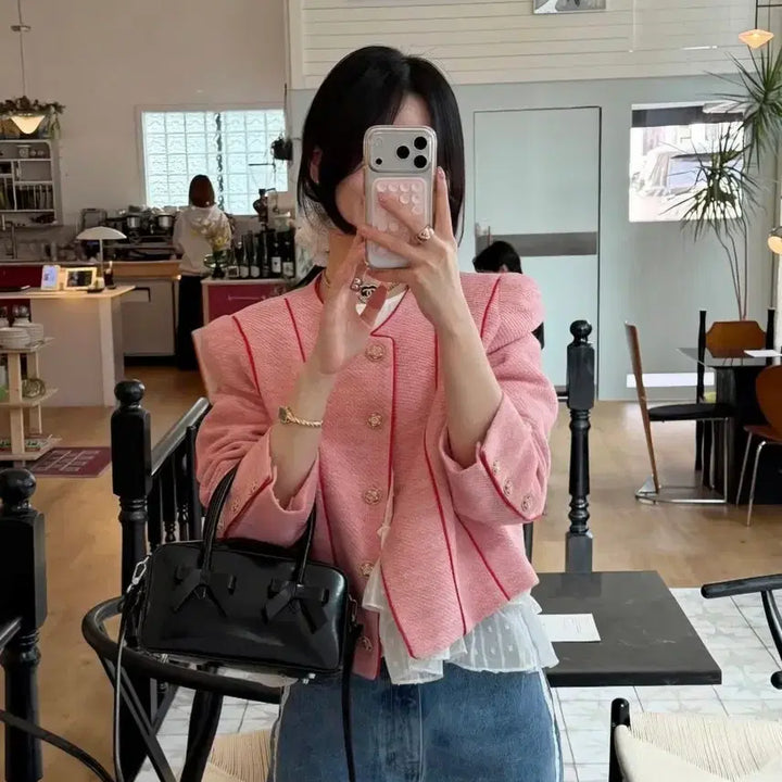 [BUNJANG] Vicinni Tweed Jacket / 바이씨니 트위드 새상품