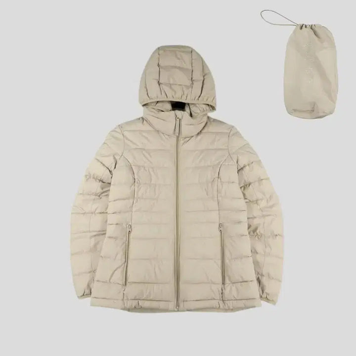 [BUNJANG] Abercrombie Light Beige Packable Women&