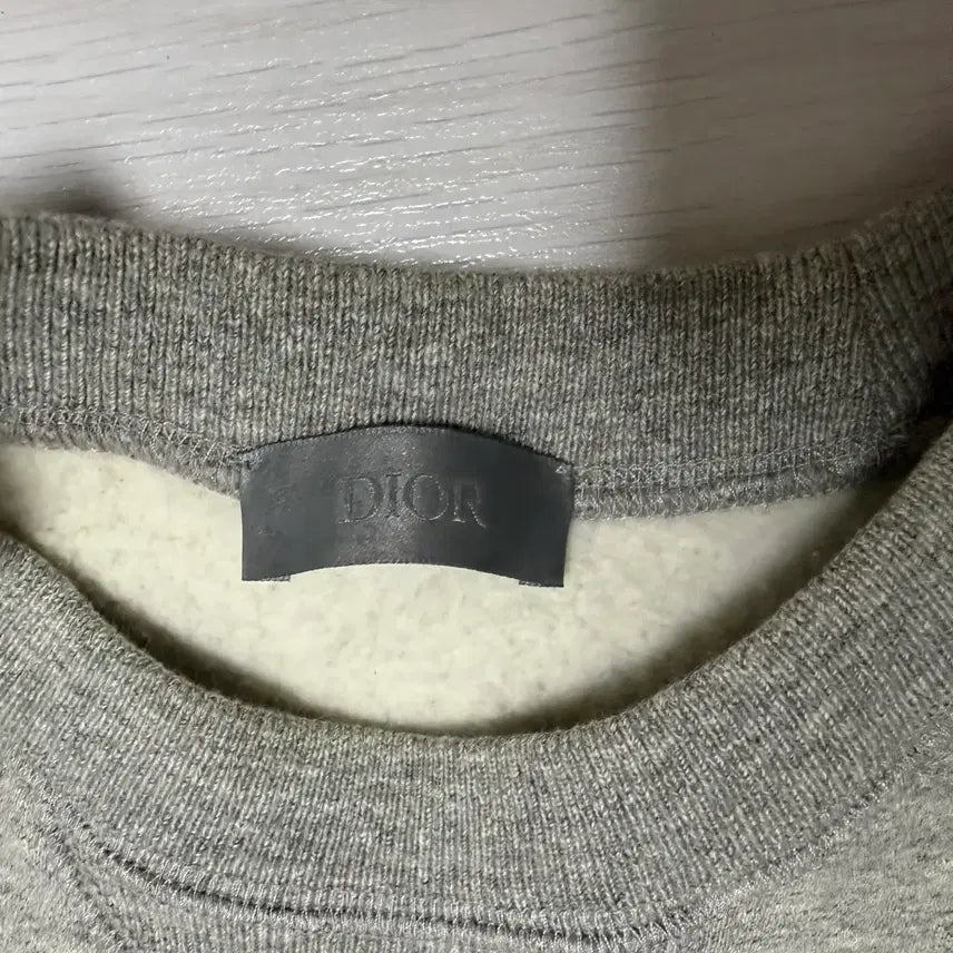 [BUNJANG] Dior x Sacai Sweatshirt Gray / 디올X사카이 맨투맨 그레이