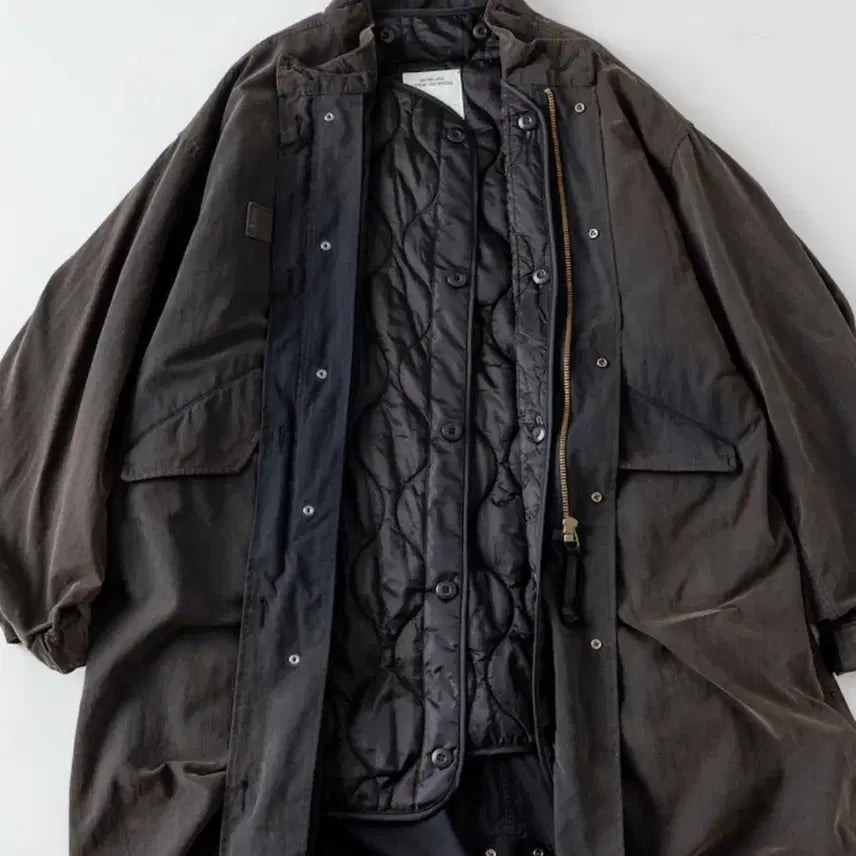 [BUNJANG] Freaks Store M-65 Liner Set Faded Black Jacket / [L] 프릭스스토어 M-65 라이너 세트 페이디드 블랙