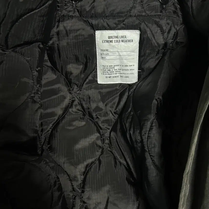 [BUNJANG] Freaks Store M-65 Liner Set Faded Black Jacket / [L] 프릭스스토어 M-65 라이너 세트 페이디드 블랙