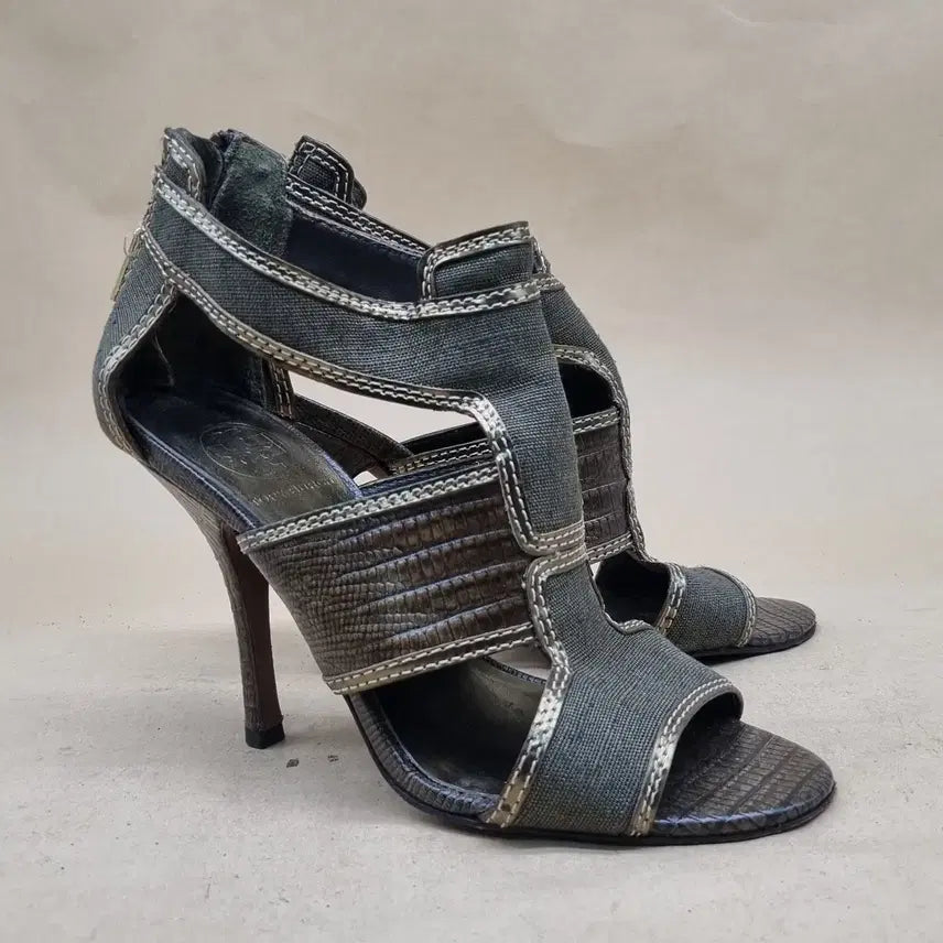 [BUNJANG] Tory Burch Gladiator Sandals Heels 230 / 토리버치 글레디에이터 샌들 힐230 굽11
