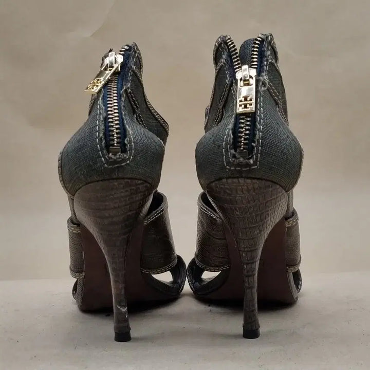 [BUNJANG] Tory Burch Gladiator Sandals Heels 230 / 토리버치 글레디에이터 샌들 힐230 굽11