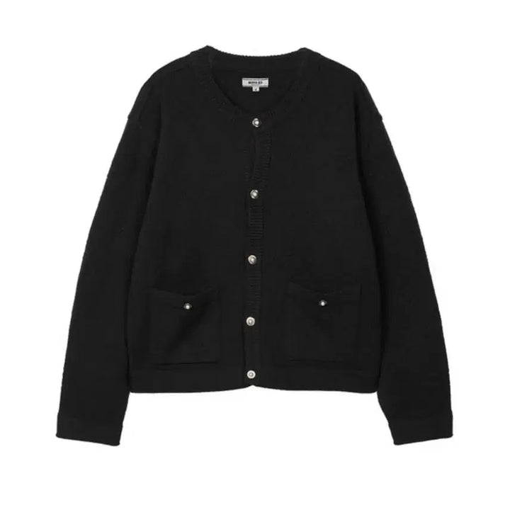 [BUNJANG] Mura Aer Halogen Black Cardigan / 무라 아에르 할로겐 블랙 가디건