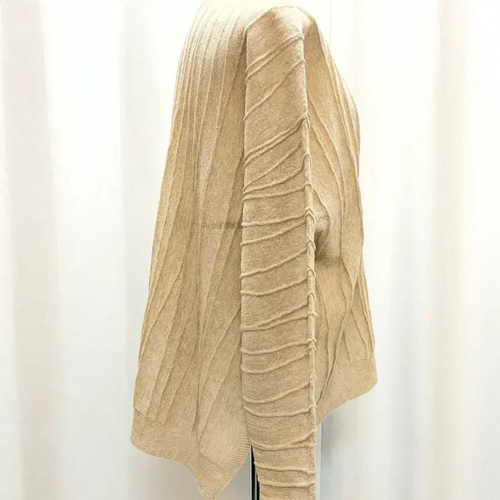 [BUNJANG] SYSTEM Gold Beige Sheer Knit Top / 새옷급시스템 SYSTEM 골드베이지 시스루 니트 20년식 새옷급