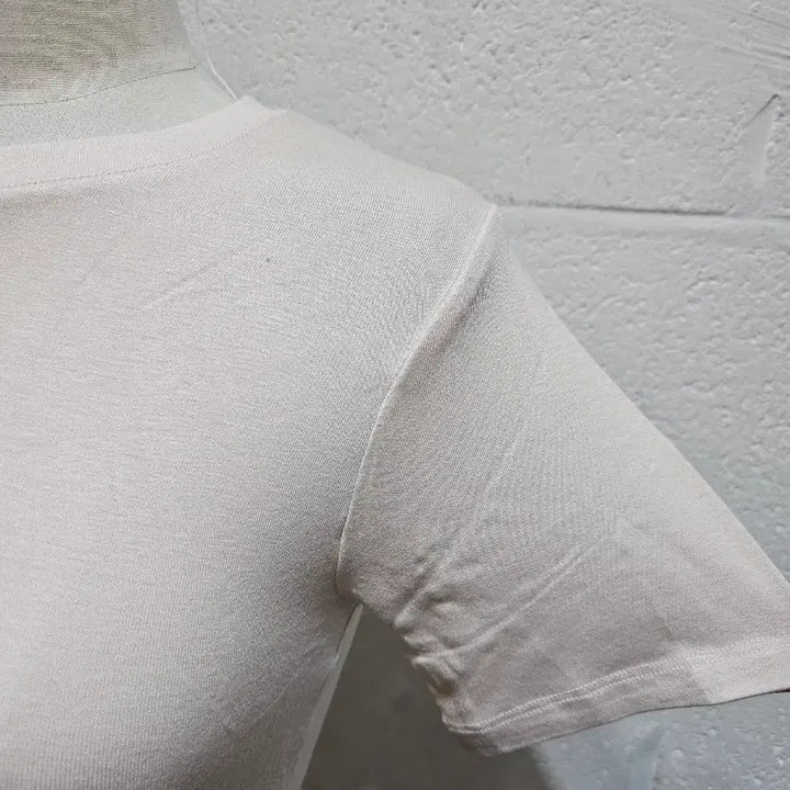 [BUNJANG] Basic Round Short Sleeve T-shirt / 부드럽고 촉감좋은 라운드 반팔1- 연베이지