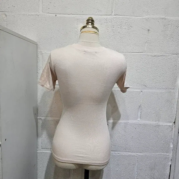 [BUNJANG] Basic Round Short Sleeve T-shirt / 부드럽고 촉감좋은 라운드 반팔1- 연베이지