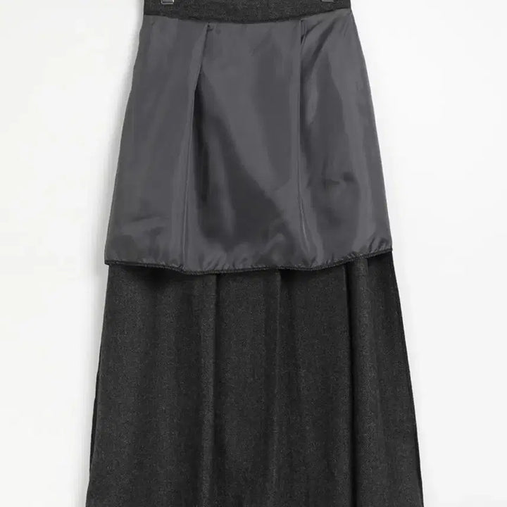 [BUNJANG] Twee Herringbone Wool Pleated Long Skirt / (새상품) 트위 헤링본 울스커트 롱스커트 플리츠스커트