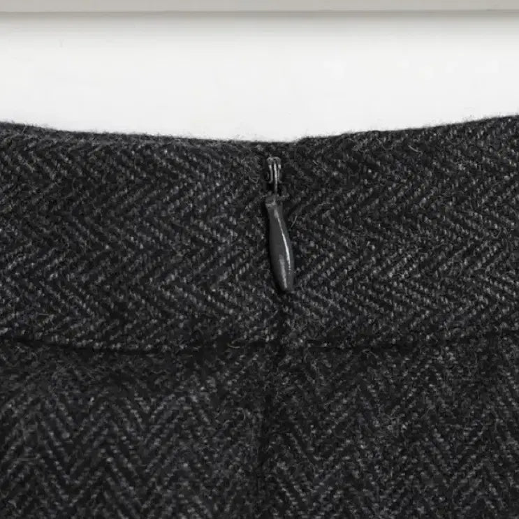 [BUNJANG] Twee Herringbone Wool Pleated Long Skirt / (새상품) 트위 헤링본 울스커트 롱스커트 플리츠스커트