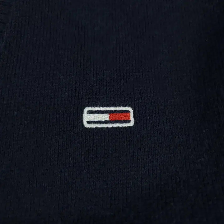 [BUNJANG] Tommy Hilfiger Jeans Navy White Yellow Colorblock Logo Lined Jacket / 타미힐피거 진스 네이비 화이트 옐로우 배색 체스트로고 스펠아웃 라이닝 브