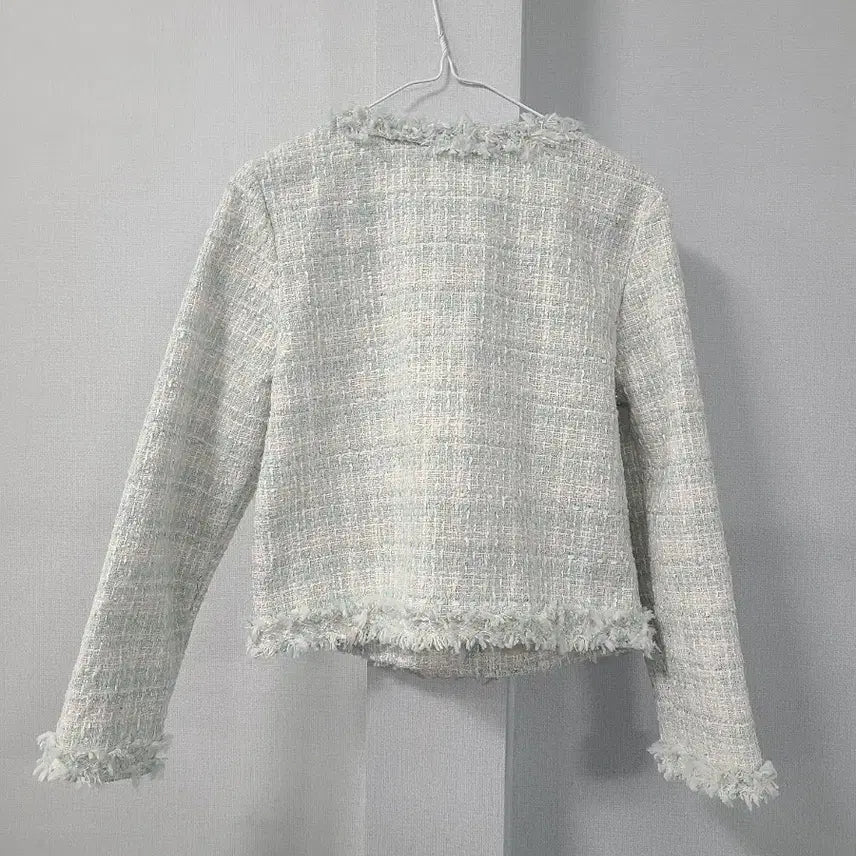 [BUNJANG] Plastic Island Tweed Jacket / 플라스틱아일랜드 트위드 자켓 프리사이즈