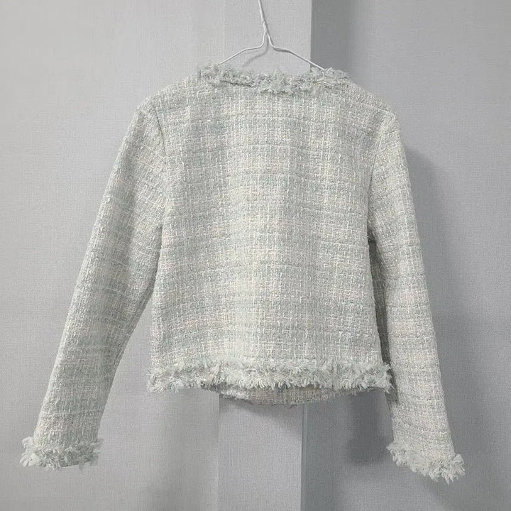 [BUNJANG] Plastic Island Tweed Jacket / 플라스틱아일랜드 트위드 자켓 프리사이즈