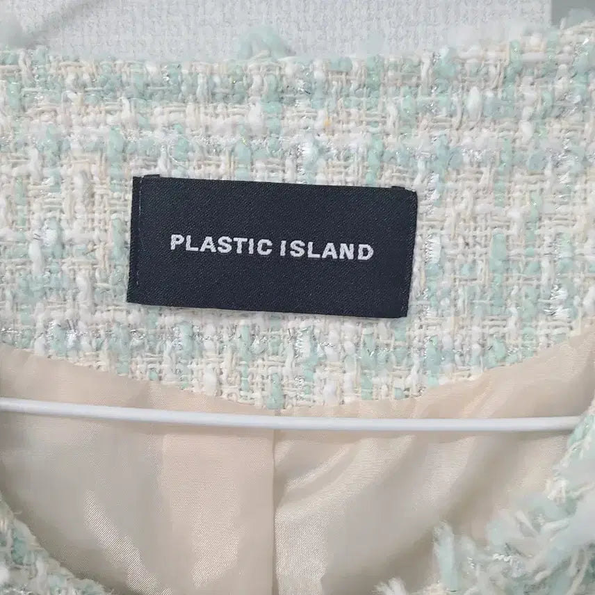 [BUNJANG] Plastic Island Tweed Jacket / 플라스틱아일랜드 트위드 자켓 프리사이즈