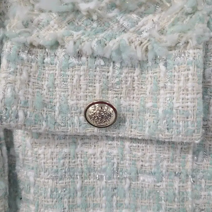 [BUNJANG] Plastic Island Tweed Jacket / 플라스틱아일랜드 트위드 자켓 프리사이즈