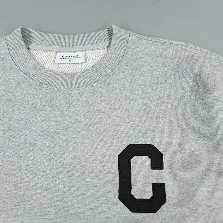 [BUNJANG] Covernat C-Logo Heavy Cotton Sweatshirt XL / 커버낫 그레이 블랙 C로고 헤비코튼 맨투맨 티셔츠 XL