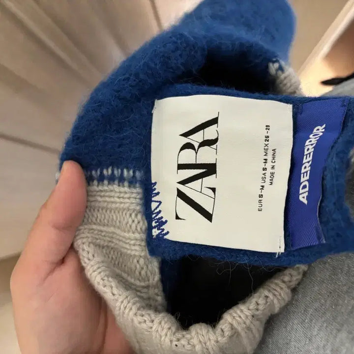 [BUNJANG] ZARA x ADERERROR Patchwork Oversized Knit Sweater / 자라 x 아더에러 패치워크 오버사이즈 니트 스웨터 멀티컬러