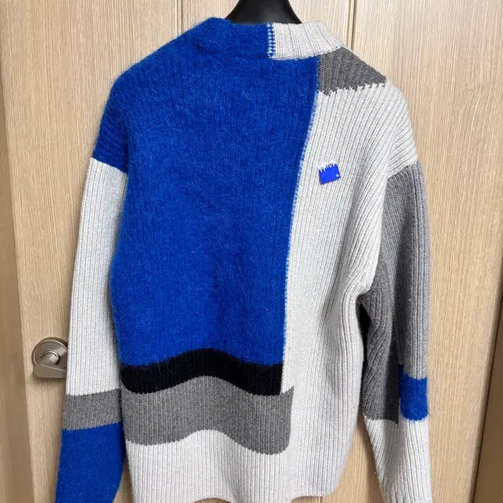 [BUNJANG] ZARA x ADERERROR Patchwork Oversized Knit Sweater / 자라 x 아더에러 패치워크 오버사이즈 니트 스웨터 멀티컬러