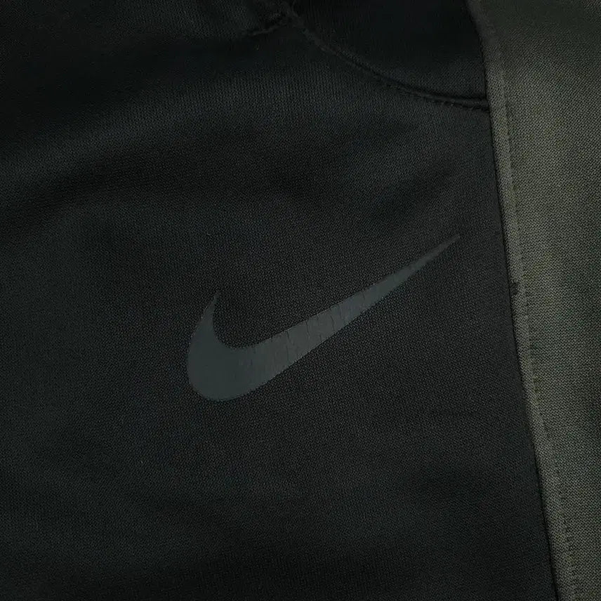 [BUNJANG] Nike Gray Black Swoosh Logo Lined Jersey Pants / 나이키 블랙 그레이 배색 스우시 로고 라이닝 밴딩 드라이핏 져지팬츠 트레