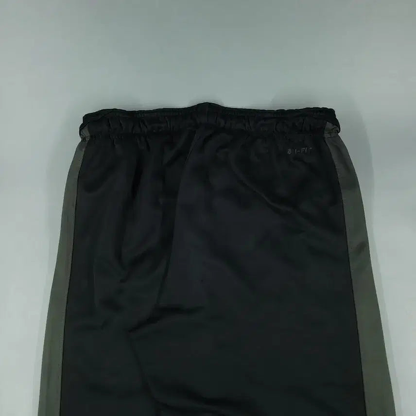 [BUNJANG] Nike Gray Black Swoosh Logo Lined Jersey Pants / 나이키 블랙 그레이 배색 스우시 로고 라이닝 밴딩 드라이핏 져지팬츠 트레