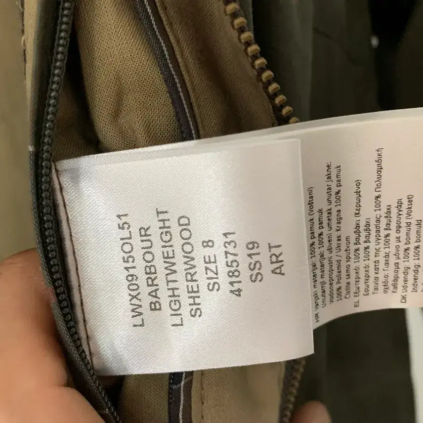 [BUNJANG] Barbour Lightweight Wax Jacket / 바버 라이트웨이트