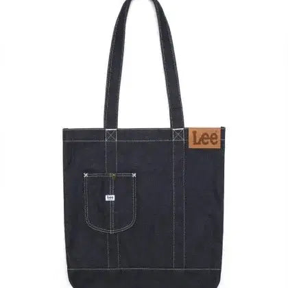 [BUNJANG] Lee Vintage Logo Pocket Eco Bag Indigo Dark / Lee 빈티지 로고 로코 포켓 에코백 인디고 다크
