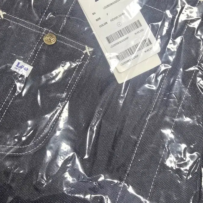 [BUNJANG] Lee Vintage Logo Pocket Eco Bag Indigo Dark / Lee 빈티지 로고 로코 포켓 에코백 인디고 다크
