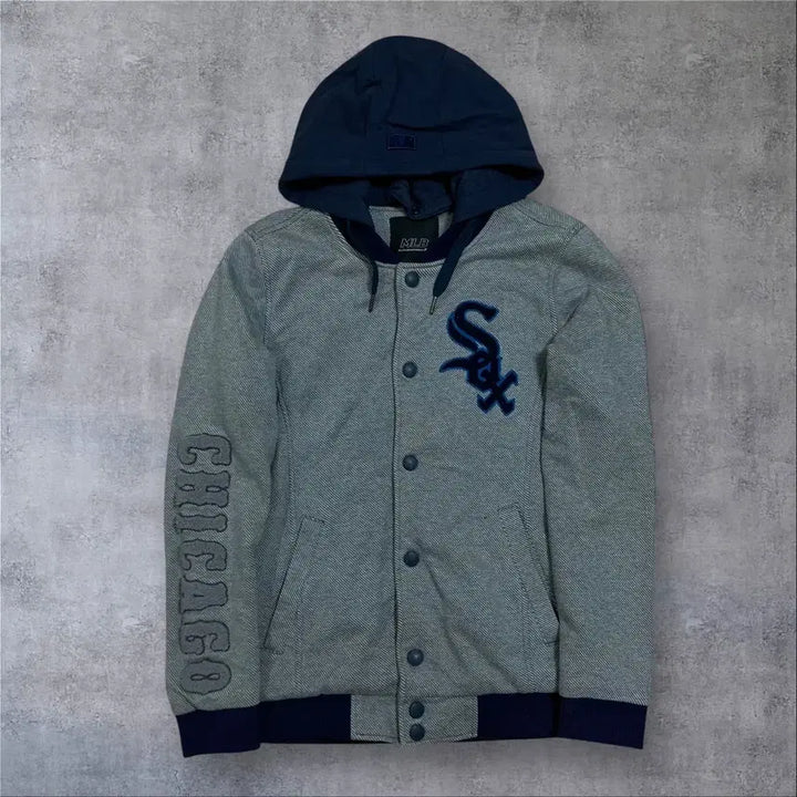 [SOLD OUT] MLB 시카고 화이트 삭스 믹스 컬러 후디 스타디움 자켓