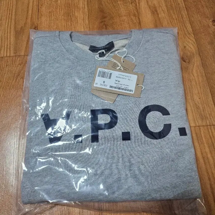 [SOLD OUT] A.P.C. 로고 맨투맨 S 사이즈 그레이