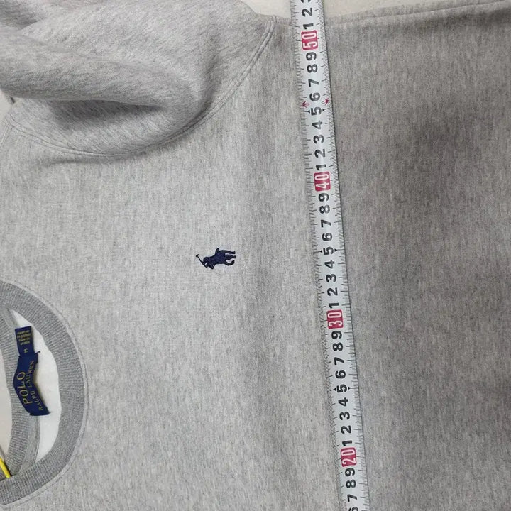 [BUNJANG] Polo Ralph Lauren Sweatshirt Gray (M) / 폴로 랄프로렌 맨투맨 기모 스웻 셔츠 그레이 m