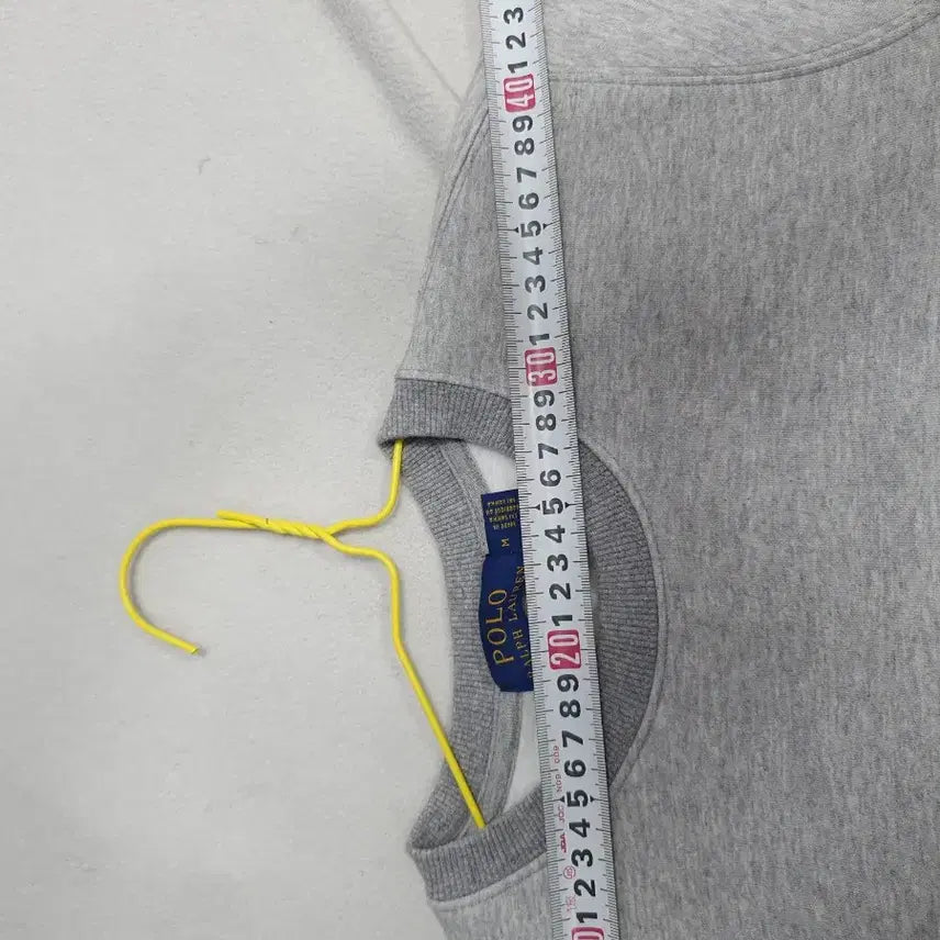 [BUNJANG] Polo Ralph Lauren Sweatshirt Gray (M) / 폴로 랄프로렌 맨투맨 기모 스웻 셔츠 그레이 m