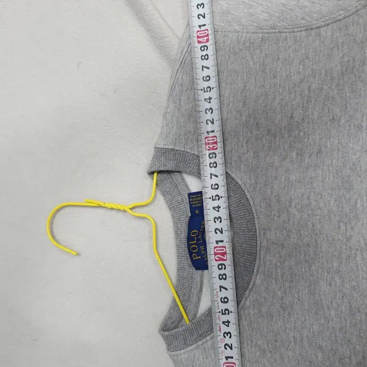 [BUNJANG] Polo Ralph Lauren Sweatshirt Gray (M) / 폴로 랄프로렌 맨투맨 기모 스웻 셔츠 그레이 m