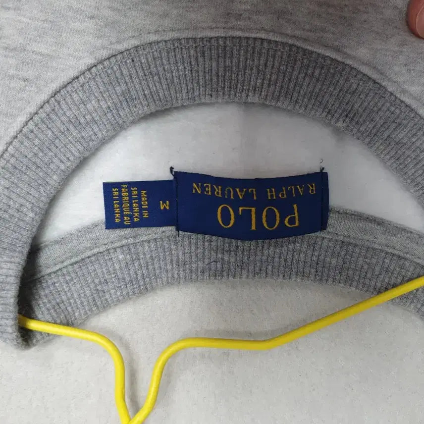 [BUNJANG] Polo Ralph Lauren Sweatshirt Gray (M) / 폴로 랄프로렌 맨투맨 기모 스웻 셔츠 그레이 m