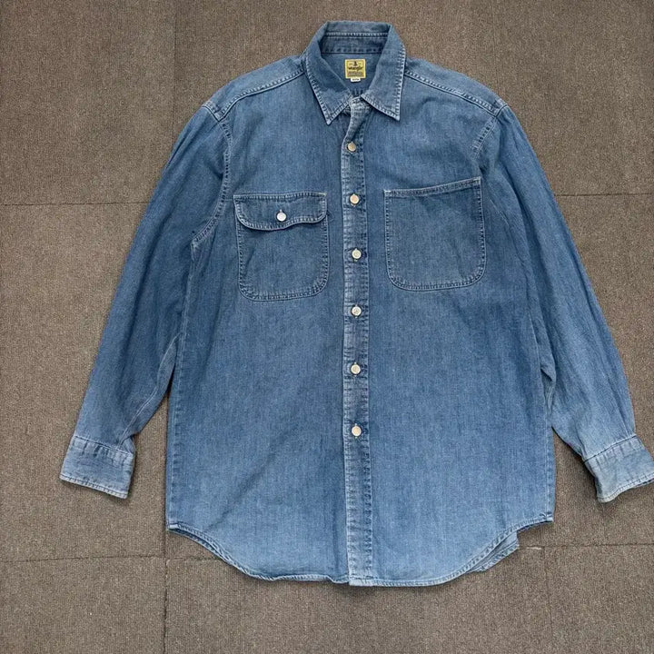 [BUNJANG] Wrangler Vintage Denim Shirt / wrangler 랭글러 빈티지 데님 셔츠  m