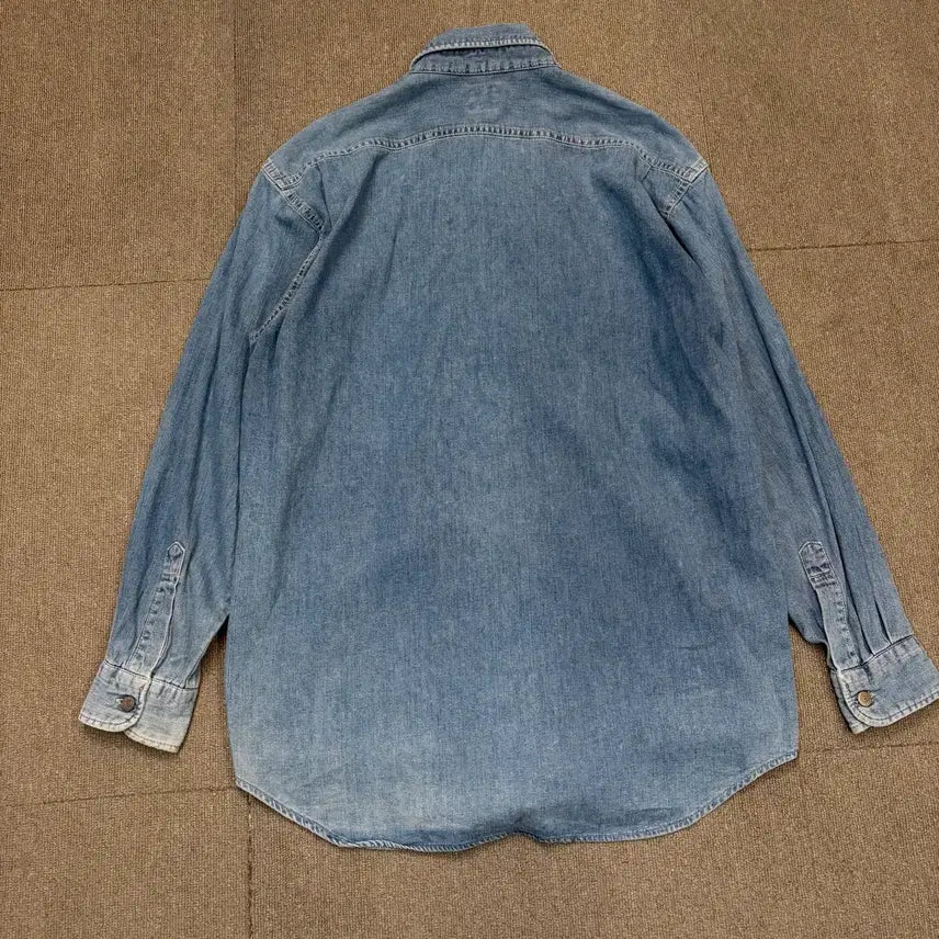 [BUNJANG] Wrangler Vintage Denim Shirt / wrangler 랭글러 빈티지 데님 셔츠  m