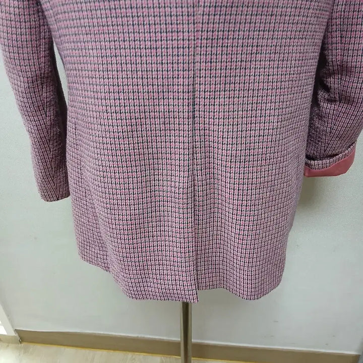[BUNJANG] A+G BASIC Pink Check Blazer / A+G BASIC 핑크 체크 블레이저  새옷